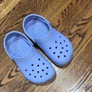 CROCS Blue Water Shoes with Ventilation and Heel Strap